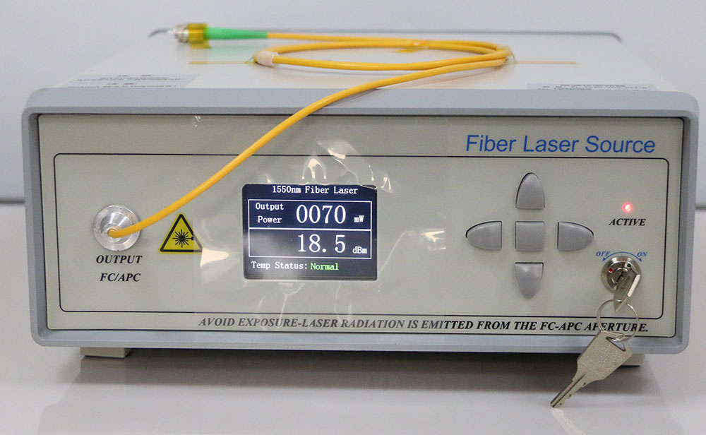 1550nm 200mW Fiber Laser LineWidth 1MHz FL-1550-1M-200-SM-B from Manufacturer